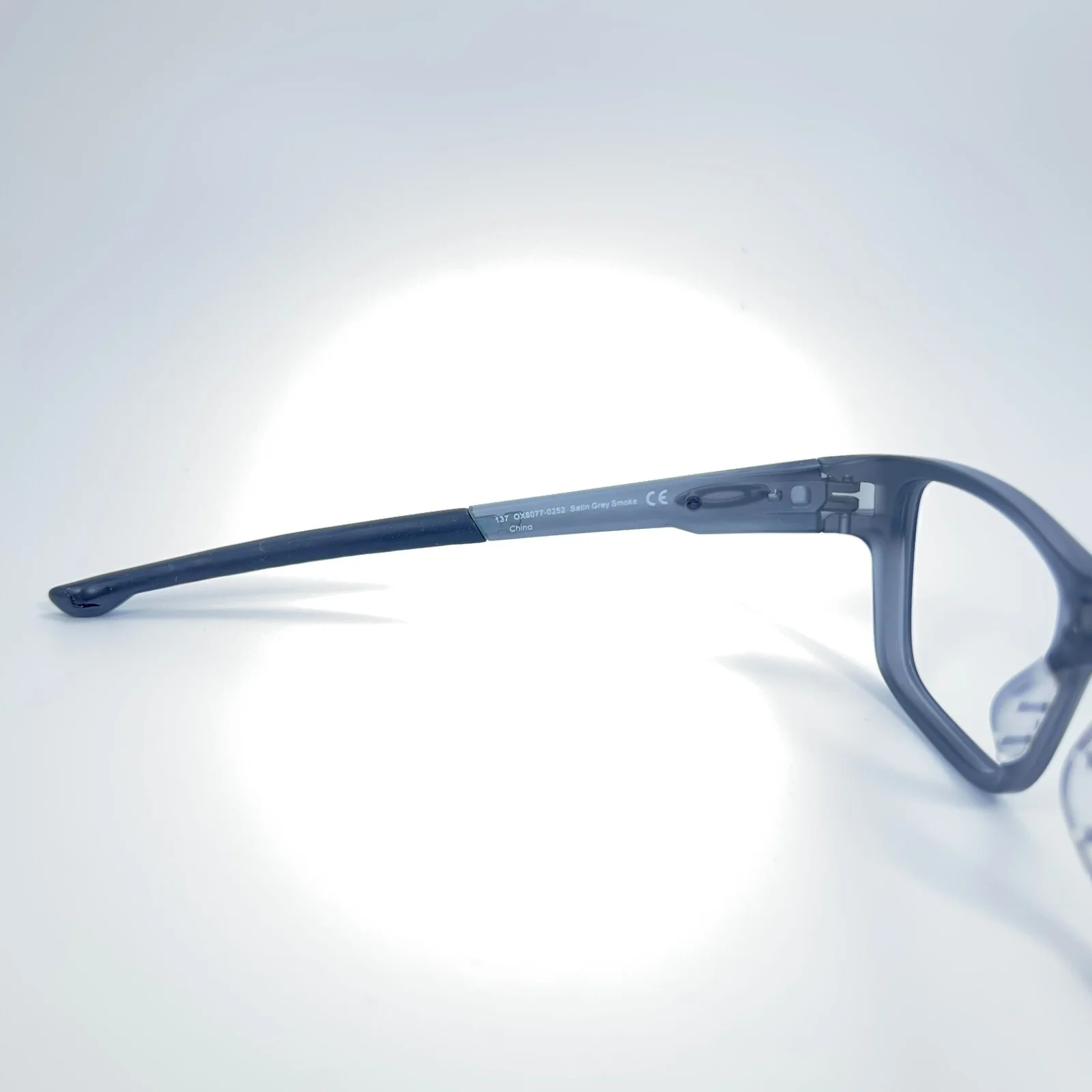 Oakley OX8077-0252 Satin Grey Smoke Splinter Eyeglasses Frames 52-18-137mm NEW 4