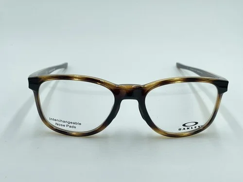 Oakley OX8102-0452 Cloverleaf MNP Polished Brown Tortoise Eyeglasses Frames 2