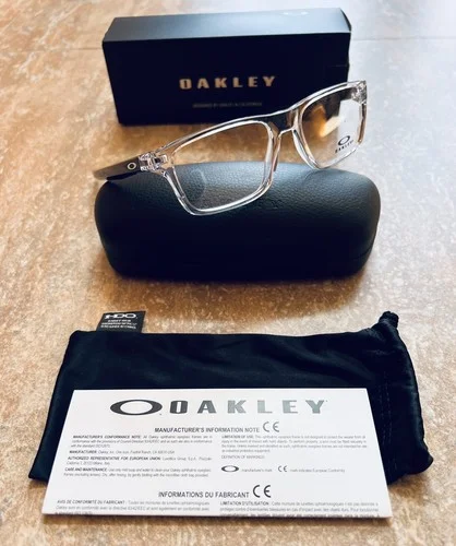 Oakley OX8164-0253 Eyeglasses Clear Port Bow 53mm New 100% Authentic 2
