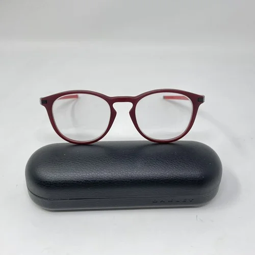 Oakley Pitchman R Eyeglasses OX8105-1650 Round 50-19 140 Satin Brick Red Rare 3