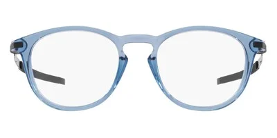 Oakley Pitchman R OX8105 Eyeglasses Transparent Blue 50mm New 100% Authentic