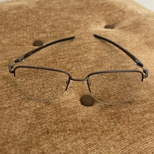 OAKLEY Plier OX5142-0254 Pewter Mens Teardrop Eyeglasses 54-18-137 B:44