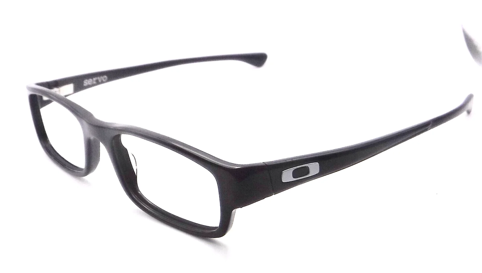 Oakley Servo Eyeglasses OX1066-0151 Black Frames Silver O icons 51-18-140 2