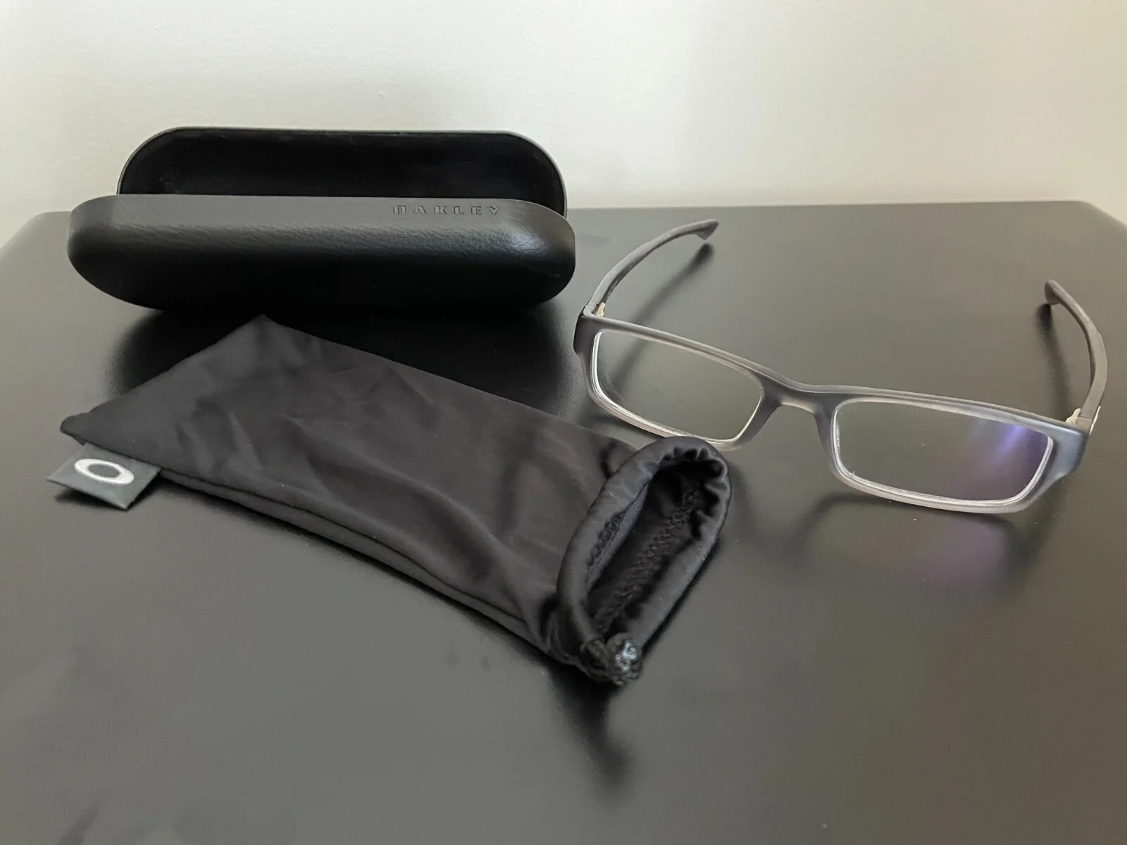 Oakley Servo OX1066-0753 Satin Smoke Gray Eyeglasses Frames 53-18 140 Men Women