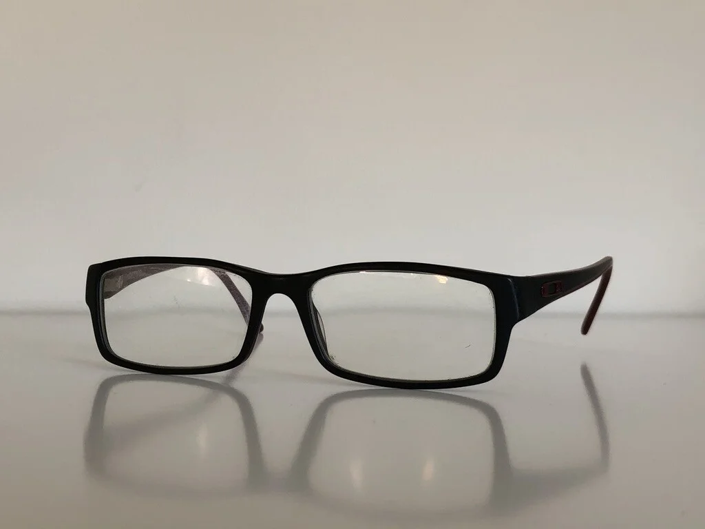 Oakley Servo XL Rectangle Black Brick Burgundy Eyeglasses Glasses Optical Frame