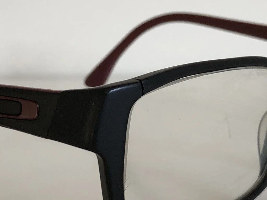 Oakley Servo XL Rectangle Black Brick Burgundy Eyeglasses Glasses Optical Frame 4