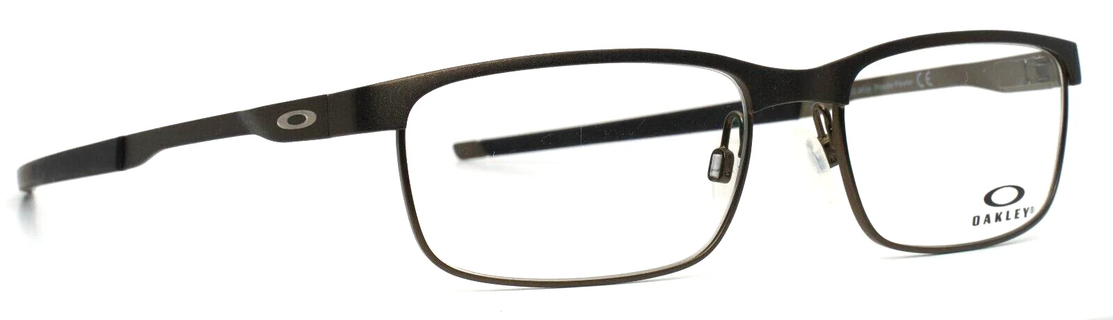 OAKLEY Steel Plate OX3222-0456 Powder Pewter Mens Rectangle Eyeglasses 56-18-141 3