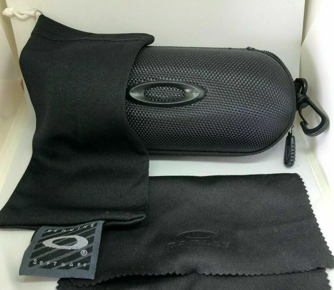 Oakley Sunglasses Eyeglasses Hard Zipper Case & Soft Carrying Case Protectors