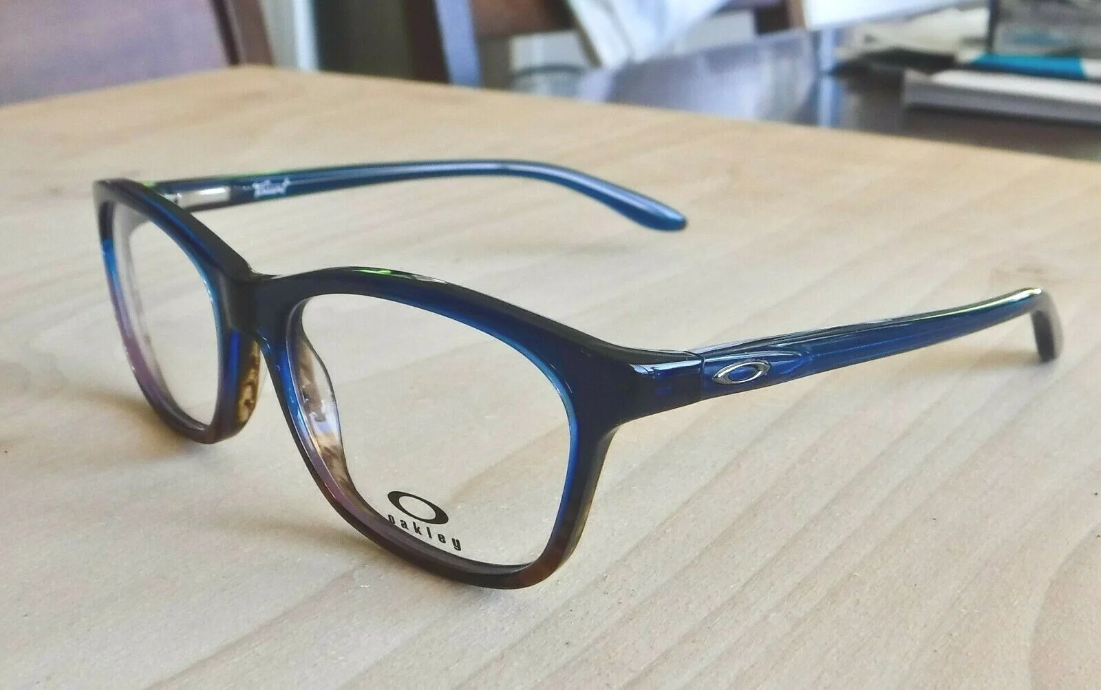 Oakley Taunt Eyeglasses Blue Fade Frames with Clear Lens OX1091-0252 / 52-16-130