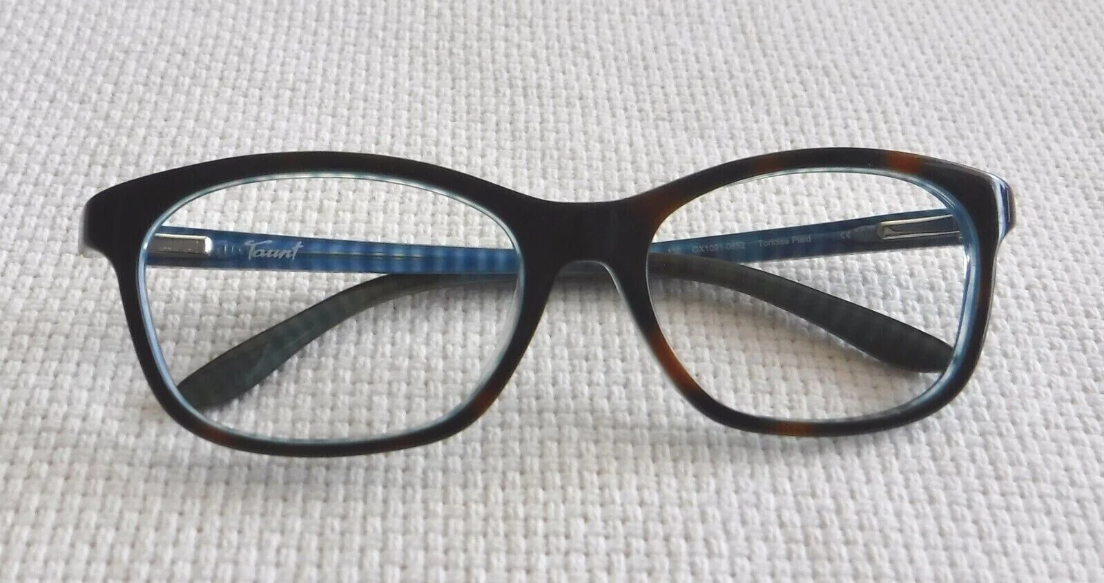 Oakley Taunt Eyeglasses OX1091-0652 Tortoise Plaid Frames 52-16-130 2