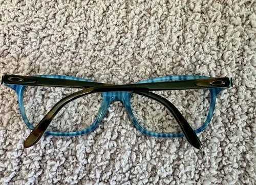 Oakley Taunt Eyeglasses Tortoise Plaid Turquoise Pearl Womens OX1091-0652 2