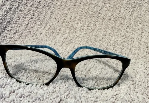 Oakley Taunt Eyeglasses Tortoise Plaid Turquoise Pearl Womens OX1091-0652 3