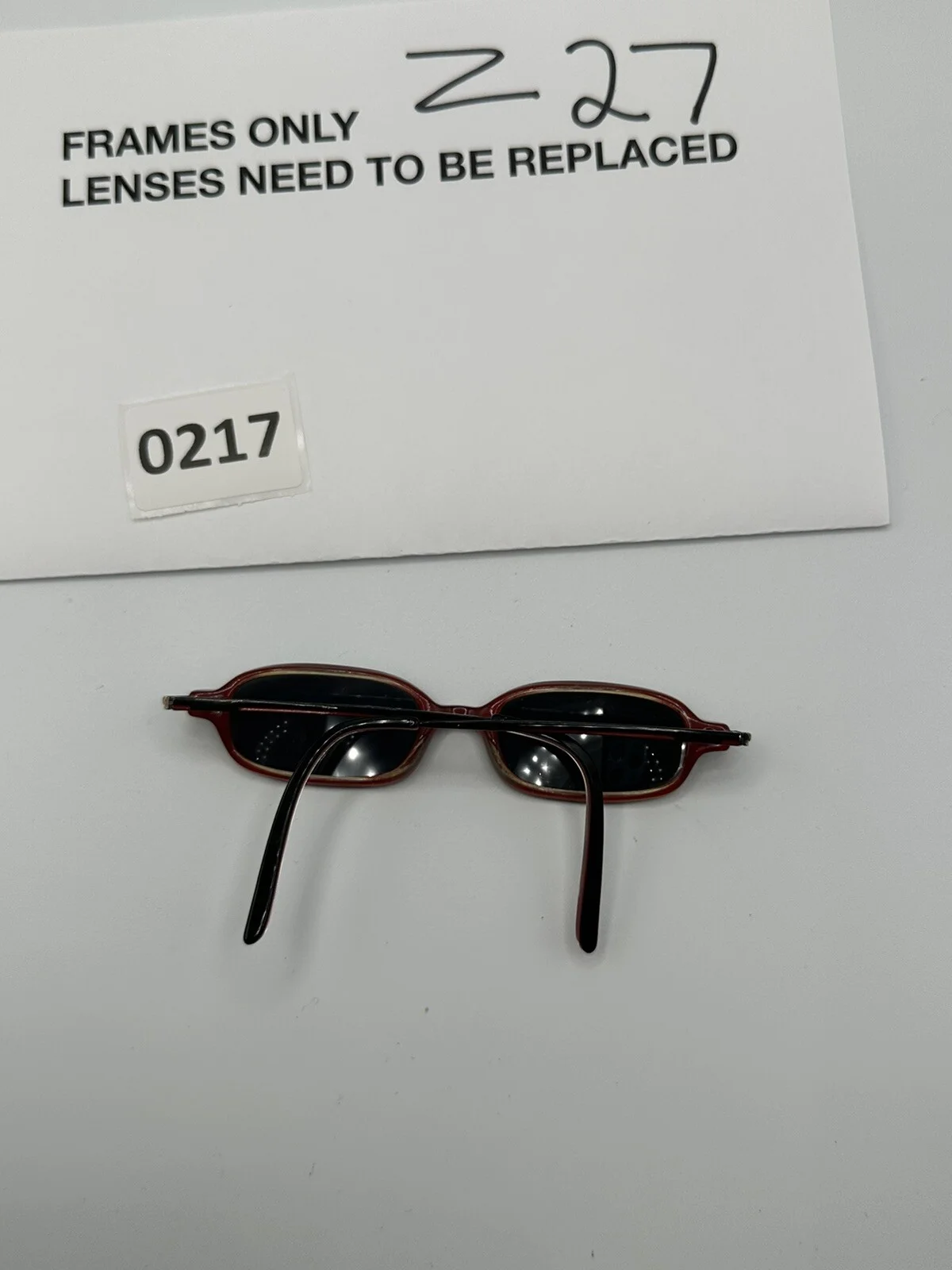 Occhi Sunglass/Eyeglass Impression black red 44 17 130 Frames Only 3