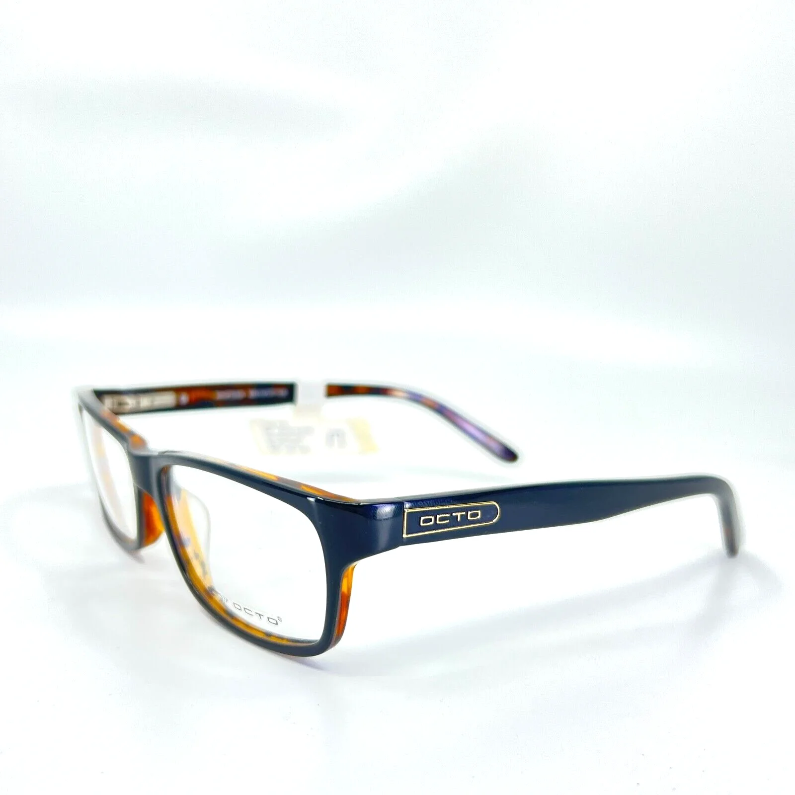Octo Eyeglasses Whipsaw BLK/TORT Black Tortoise Rectangular Frames 55[]16 140 mm 2