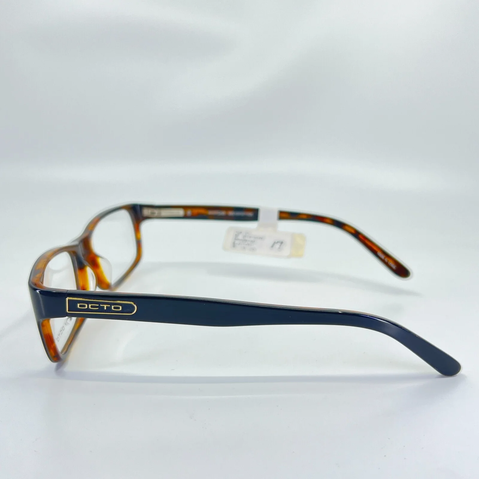 Octo Eyeglasses Whipsaw BLK/TORT Black Tortoise Rectangular Frames 55[]16 140 mm 3