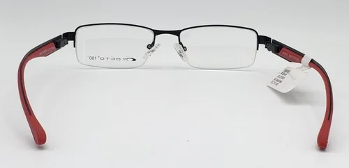 OCTO Sprint Matte Black/Red Rectangular 51x17 140 Frame Only Eyeglasses 3