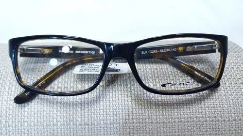 OCTO WHIPSHAW BLACK TORTOISE EYEGLASS FRAME EYE VISION OPTICAL PLASTIC WOMEN