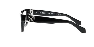 Off-White Square Eyeglasse Style 15 OERJ015C99PLA0011000 Black Frame Transparent 2