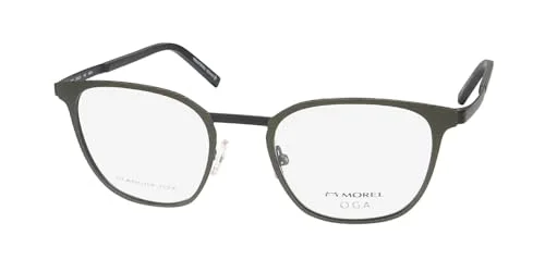 Oga 10179o Titanium Flex Materials Eyeglass Frame/Glasses Premium Collection Hot [51-21-145, green/black]