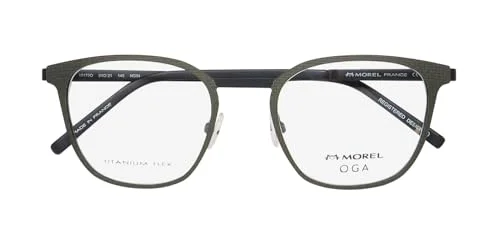 Oga 10179o Titanium Flex Materials Eyeglass Frame/Glasses Premium Collection Hot [51-21-145, green/black] 2