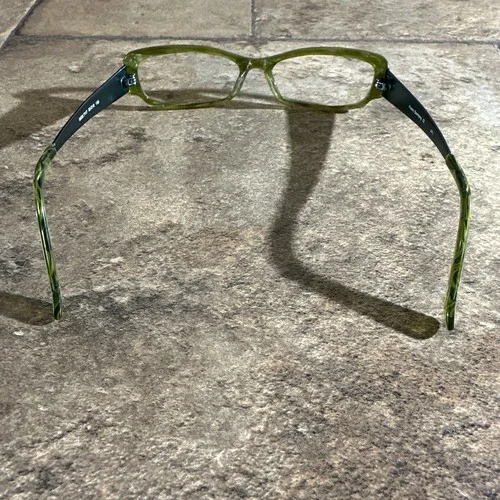 OGI 7117 Emerald Green Marble Eyeglasses Frames ONLY 50-15-135 Germany w/Case 4