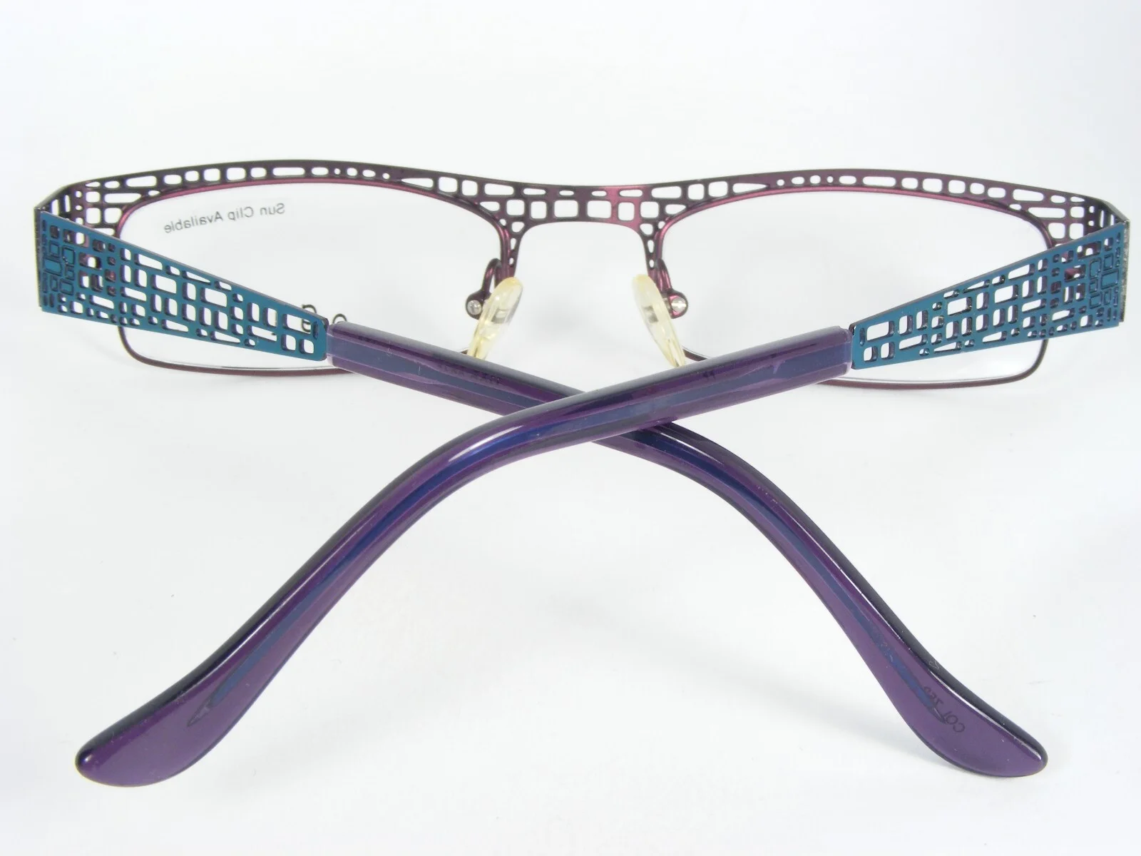 Ogi 9043 752 TEAL /VIOLET UNIQUE EYEGLASSES GLASSES 48-19-135mm Germany (NOTES) 3