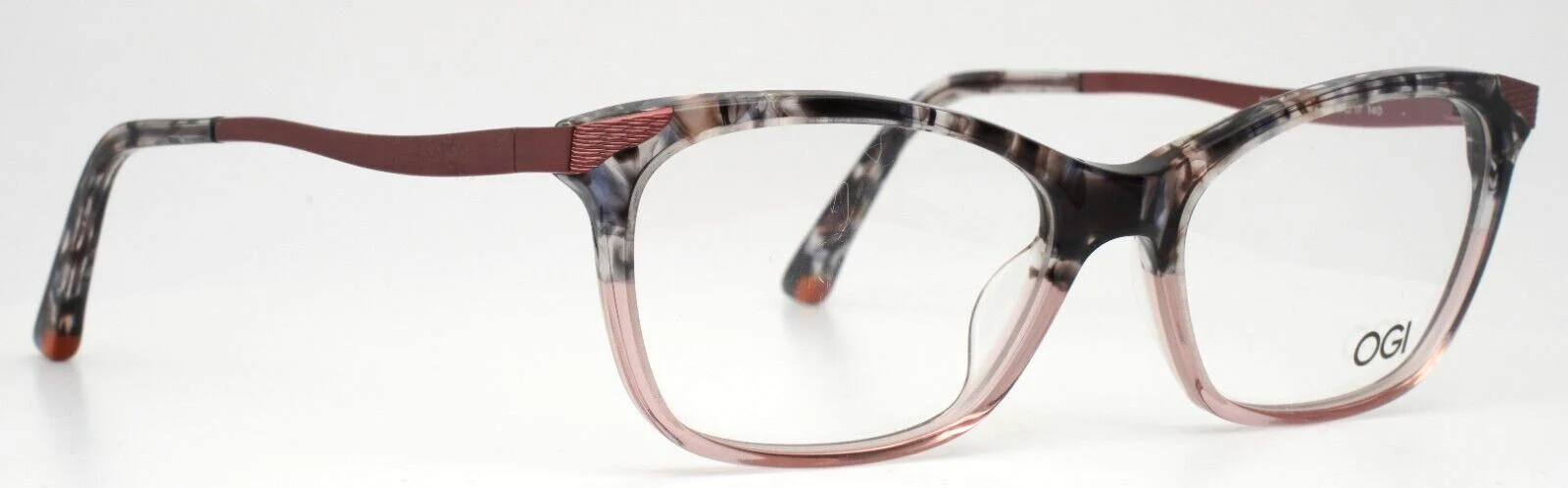 OGI 9245 2229 Blush Medley Womens Cat Eye Full Rim Eyeglasses 53-17-140 B:37 3