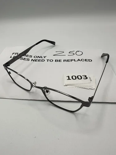 OGI EVOLUTION 3502 1299 GUNMETAL /PURPLE EYEGLASS Frames 50-18-140mm Stainless