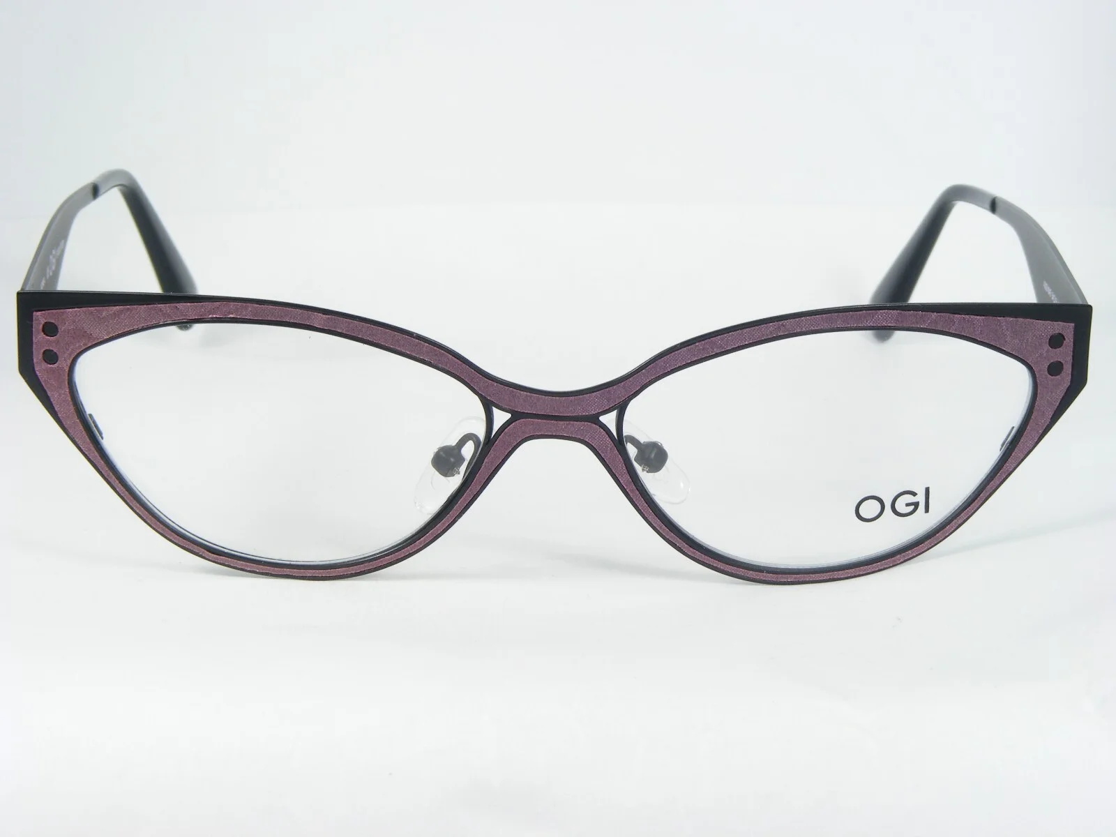 OGI EVOLUTION 4302 1645 PURPLE SILK / MIDNIGHT UNIQUE EYEGLASSES FRAME 54-16-145 2