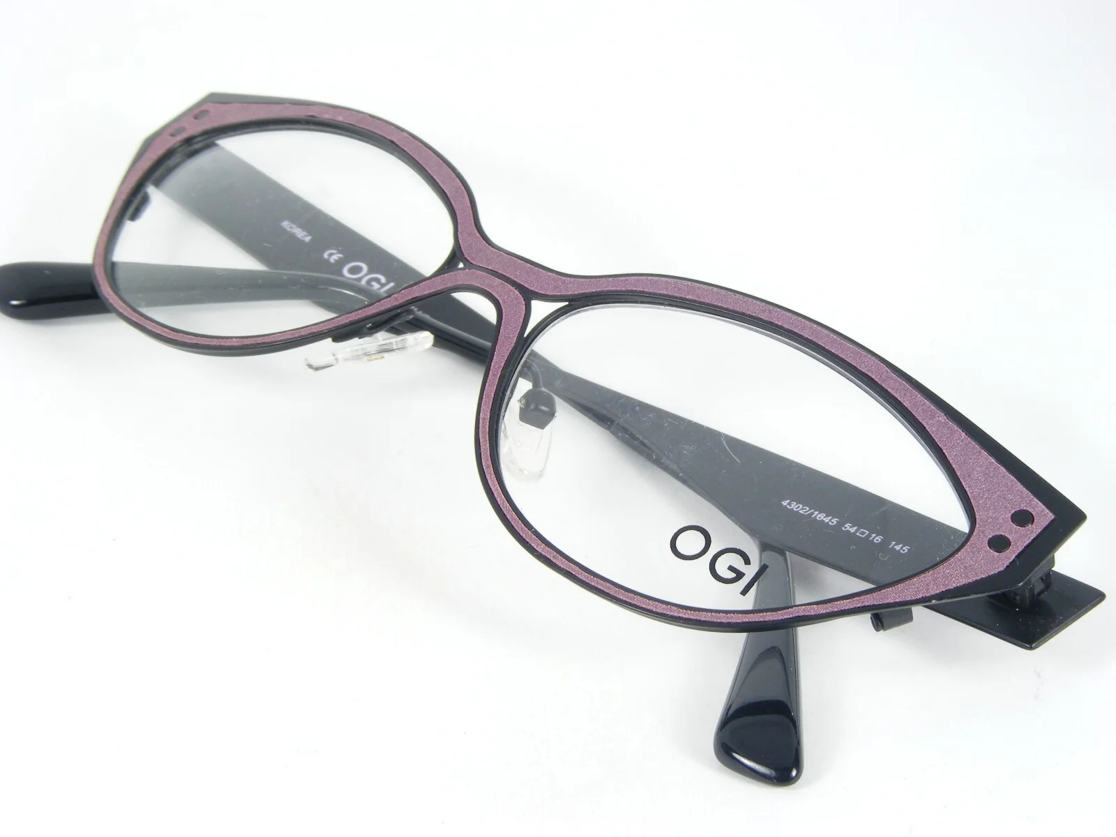 OGI EVOLUTION 4302 1645 PURPLE SILK / MIDNIGHT UNIQUE EYEGLASSES FRAME 54-16-145 4