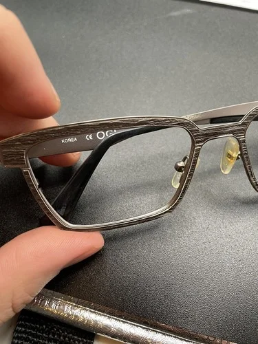 OGI Evolution GREY STRIPE/GREY 4305/1750 Mens Eyeglasses Frames 53-20-145 3