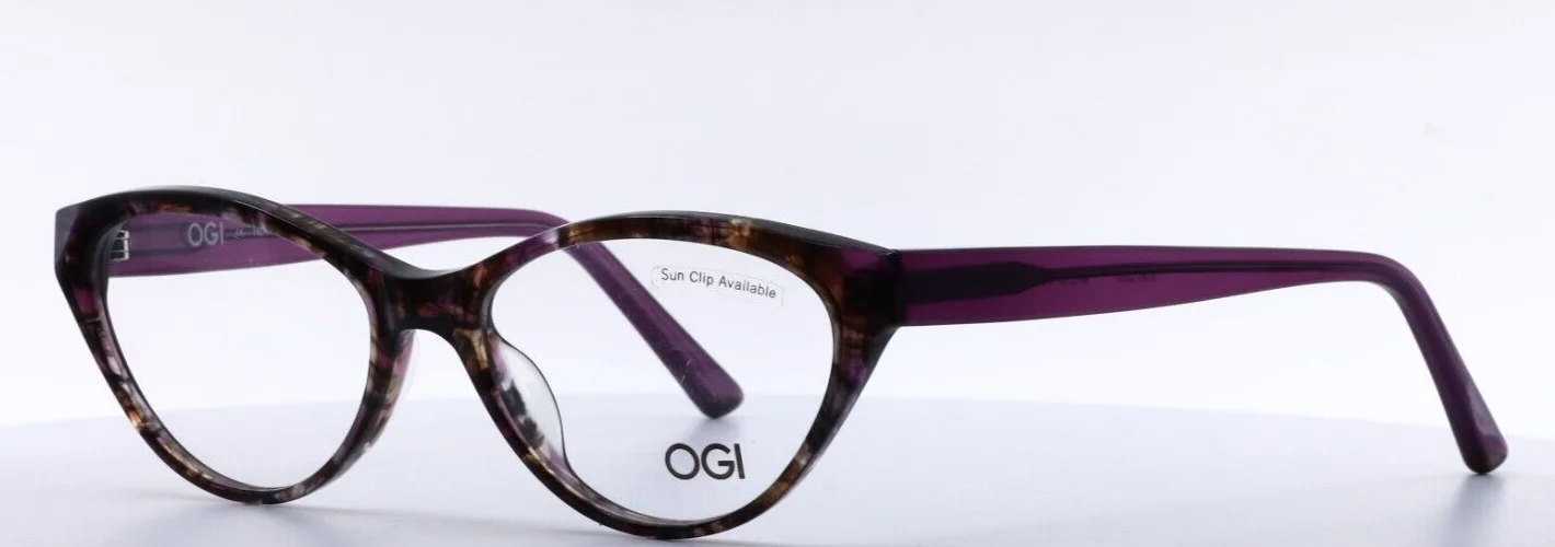 OGI Heritage 9120/2239 Purple Womens Cat Eye Full Rim Eyeglasses 49-15-140 B:34 2