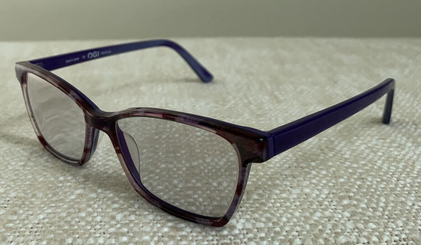OGI Heritage Eyeglass Frames 7158/1904 50[]18-140 Purple Eggplant Made in Japan