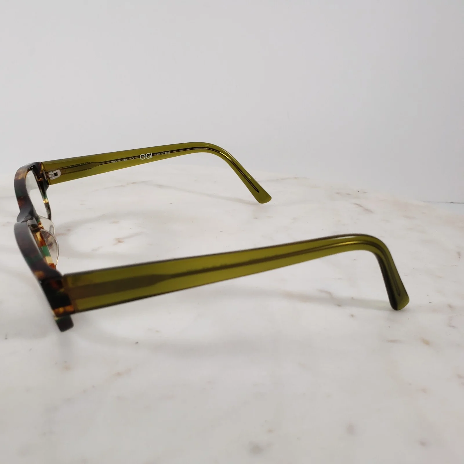 OGI Heritage Eyeglasses Designer Frames 7145/1378 Brown/Green 50[]15 135 4