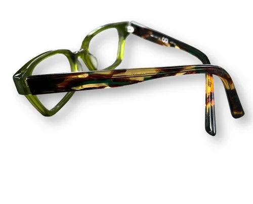 OGI Heritage Rectangular Frame Japan Eyeglasses Green 7148/1466 49 17 135 GUC 3