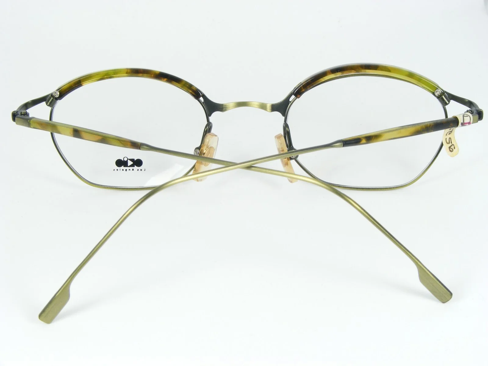 OKIO Los Angeles OK-168 8 OLV ANTIQUE OLIVE /BROWN EYEGLASSES GLASSES 47-22-142 3