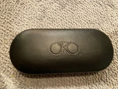 oko custom Eye Glass Case beverly hills eyewear Black 1
