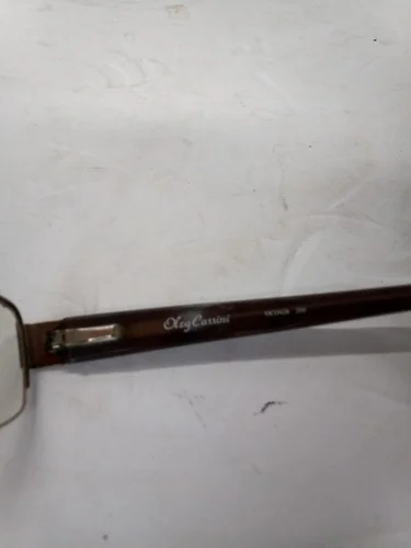 Oleg Cassini Eyeglasses - OCO426 Brown Half Rim Rectangular Frames 53 18 135 mm 3