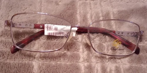 Oleg Cassini OCO368 368 53-16-135 Blush Women’s Eyeglass Frames NWT $102 MSRP 1