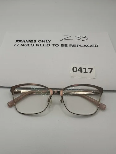 Oleg Cassini OCOV473 210 Gold Bronze Square Full Rim 54-16-140 Eyeglasses Frames 2