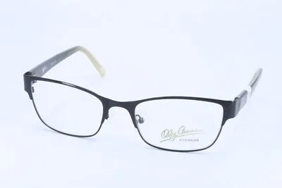 Oleg Cassini OCOV617 Black Cat Eye Women Full Rim 54-19-140 Eyeglasses Frames 1