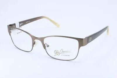 Oleg Cassini OCOV617 Gold Cat Eye Women Full Rim 54-19-140 Eyeglasses Frames 1