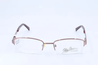 Oleg Cassini OCOV653 Burgundy Rectangle Women Semi-Rimless 50-18-135 Eyeglass 2