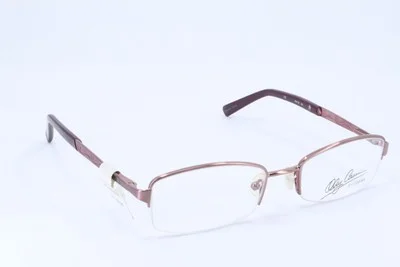 Oleg Cassini OCOV653 Burgundy Rectangle Women Semi-Rimless 50-18-135 Eyeglass 3