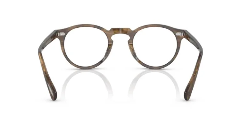Oliver Peoples 0OV5186 Gregory Peck 1689 Sepia Smoke 50mm Round Men 3