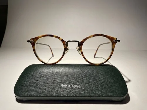 Oliver Peoples 505 382 AG OPTEC Japan Eyeglasses Frames With Case