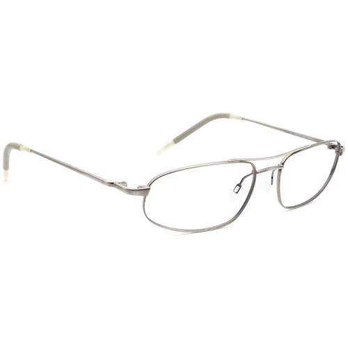 Oliver Peoples Eyeglasses Delta Gunmetal Rectangular Metal Frame Japan 56-17 140