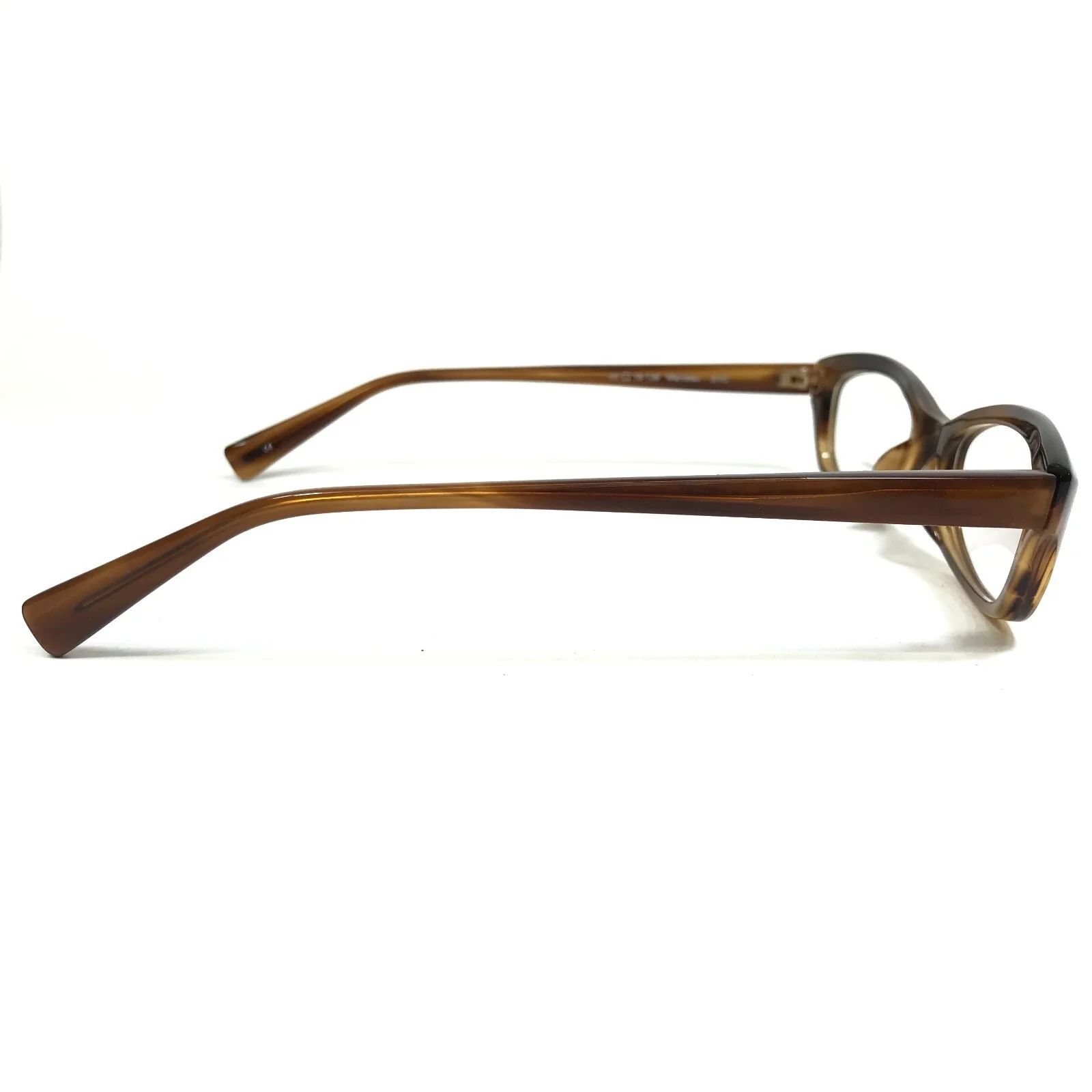 Oliver Peoples Eyeglasses Frames Marceau SYC Clear Brown Sycamore Horn 51-18-138 3