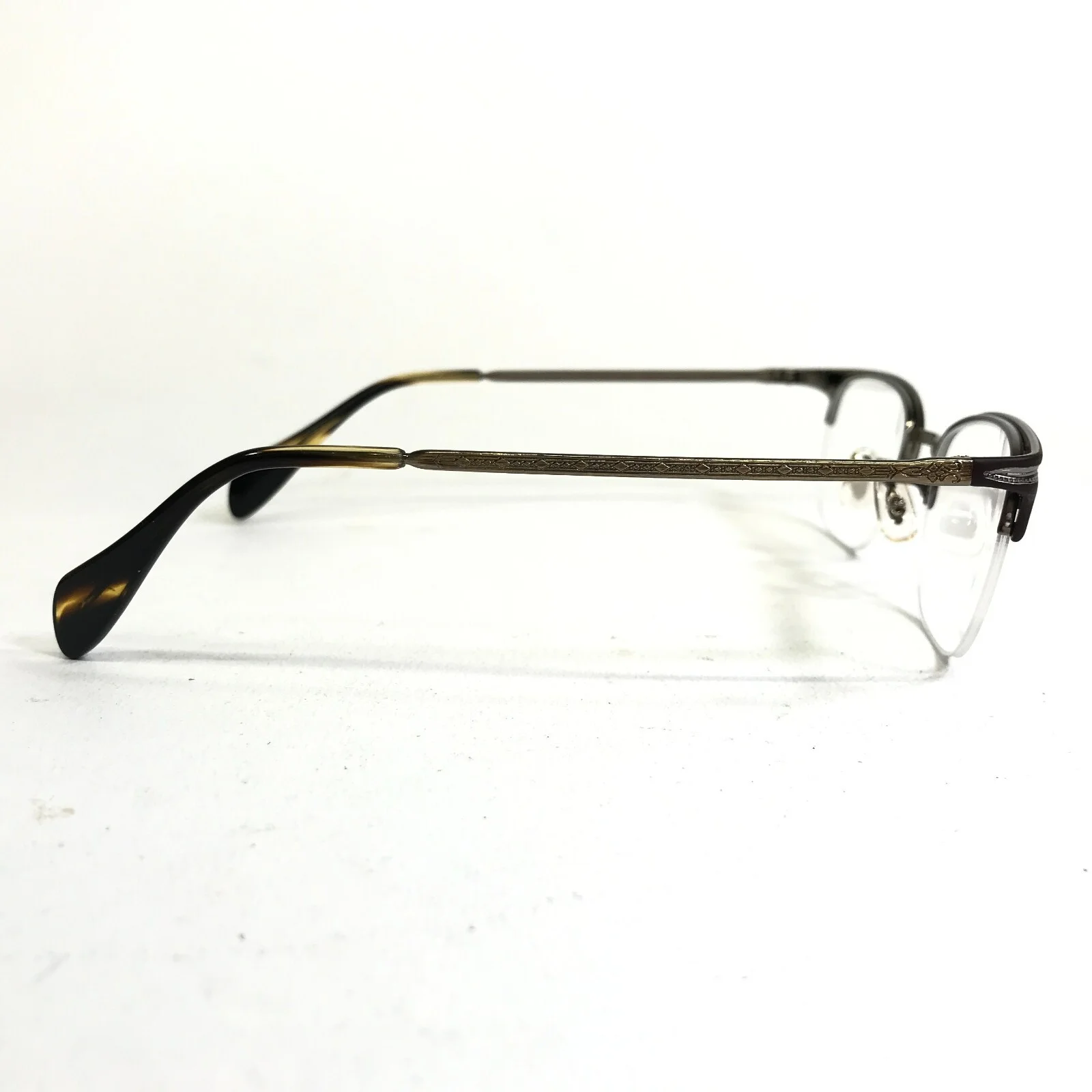 Oliver Peoples Eyeglasses Frames OV1176 5195 Walston Brown Gold 49-21-140 3