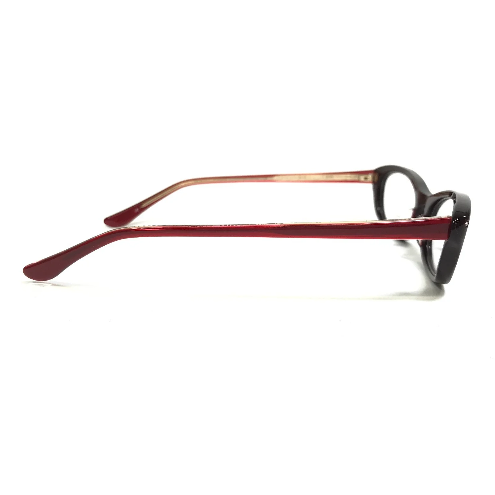 Oliver Peoples Eyeglasses Frames ROC Laraine Shiny Red Crystals 49-18-140 4